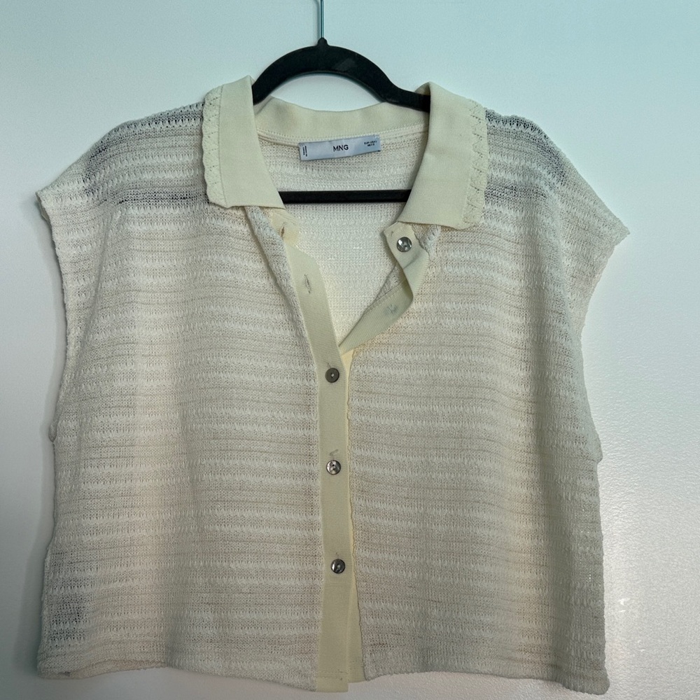 Mango knit top